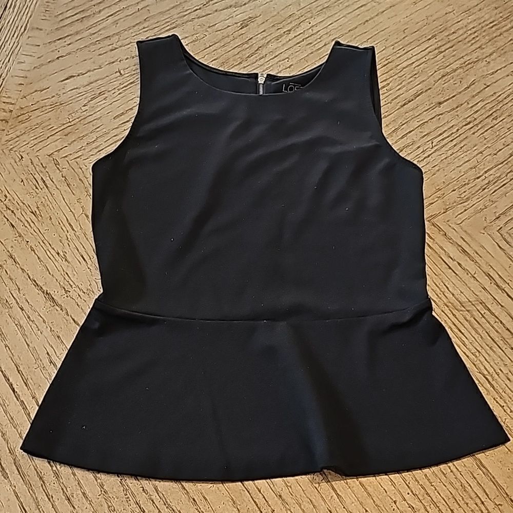 Loft lack peplum top size XS